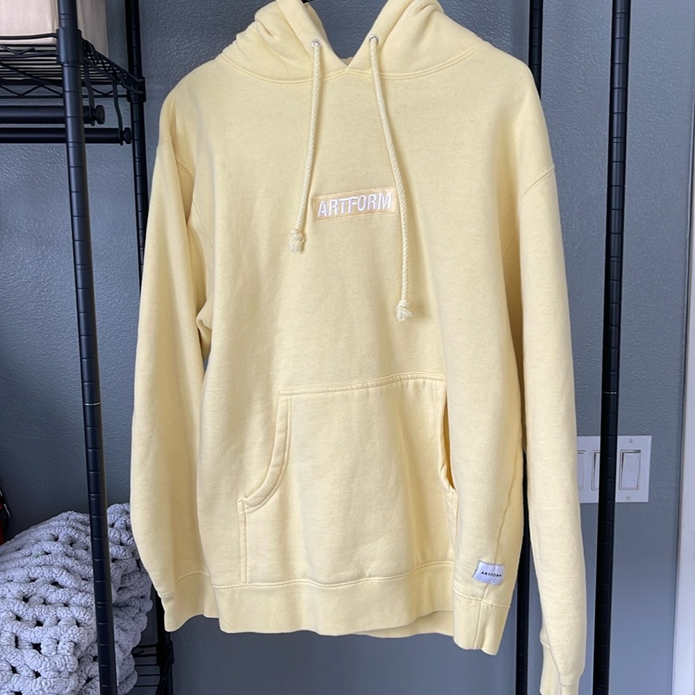 ArtForm light yellow hoodie💛
